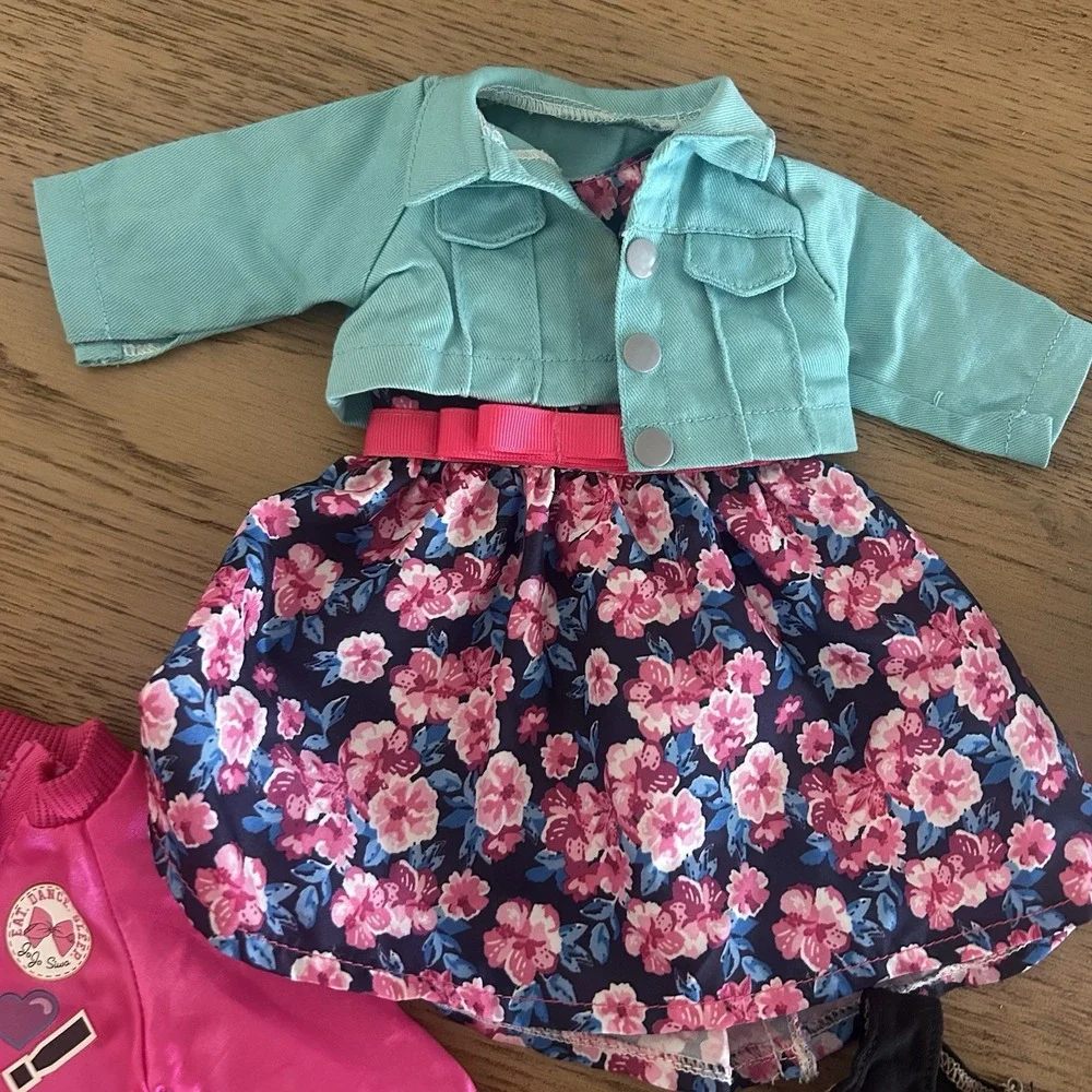 OG American Girl JoJo Siwa Clothes Dress Jacket Shoes Skirt Lot